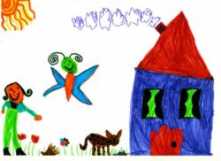 Après avoir dessiné une maison, les artistes en herbe partiront à la chasse aux petites merveilles avec un jeu interactif. Qui trouvera un chapeau de sorcière, de vrais faux rideaux et le sourire éternel d’une petite fille ? Pour finir en beauté, chacun pourra admirer des tableaux exposés sur des petites villas aussi jolies que des maisons de poupée.