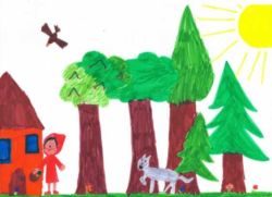 SOS Petit chaperon rouge en détresse ! Perdu dans une immense forêt, il attend d’être secouru. Par bonheur, des fleurs tombées de son panier indiqueront le chemin à suivre pour le sauver. Puis, dans un décor en parfaite harmonie avec cette histoire qui fait frémir les enfants, il suffira de s’asseoir et d’écouter...